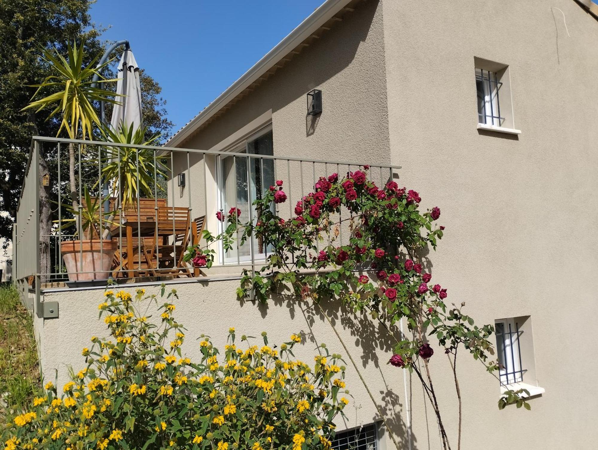 Charmante Maison Avec Jardin Aux Portes Des Gorges De L'Ardeche Saint-Julien-de-Peyrolas Esterno foto
